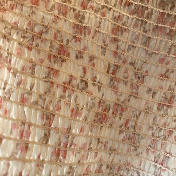 Princess Polly Smocked Puff Sleeve Azure Floral Mini Dress Sz 6 - Picture 5 of 9